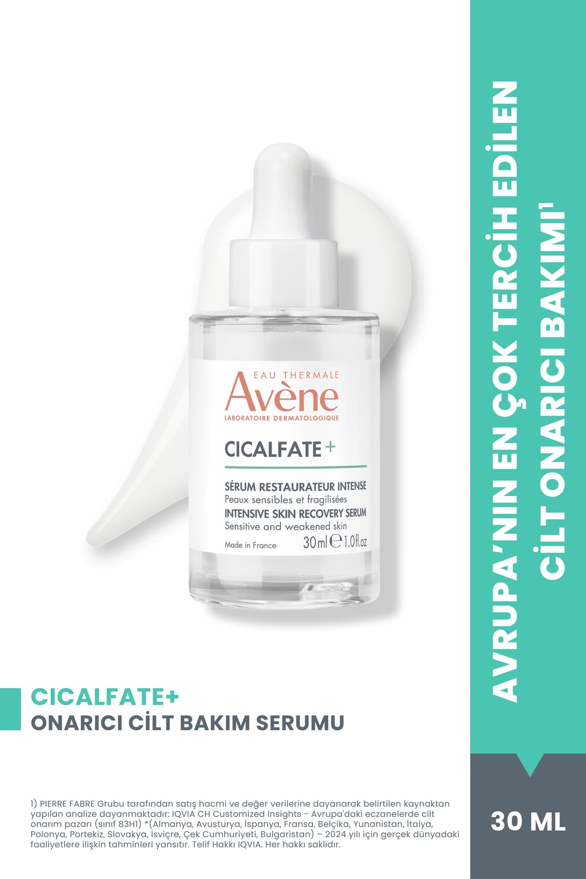 Cicalfate+ Onarıcı ve Güçlendirici Cilt Bakım Serumu 30 ml – Cilt Bakımı | GAMZELİECZANEM
