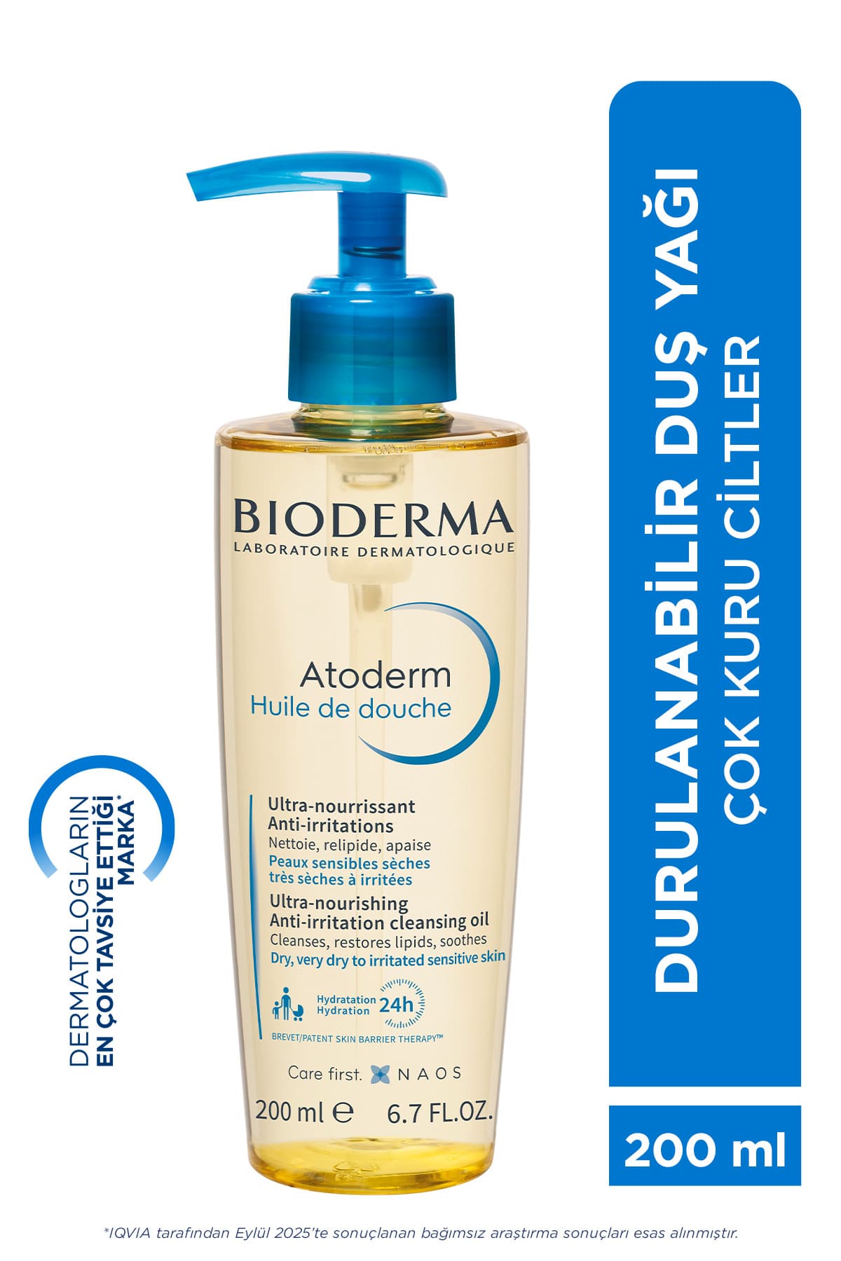 Bioderma Atoderm Huile de Douche Duş Yağı 200ml – Cilt Bakımı | GAMZELİECZANEM