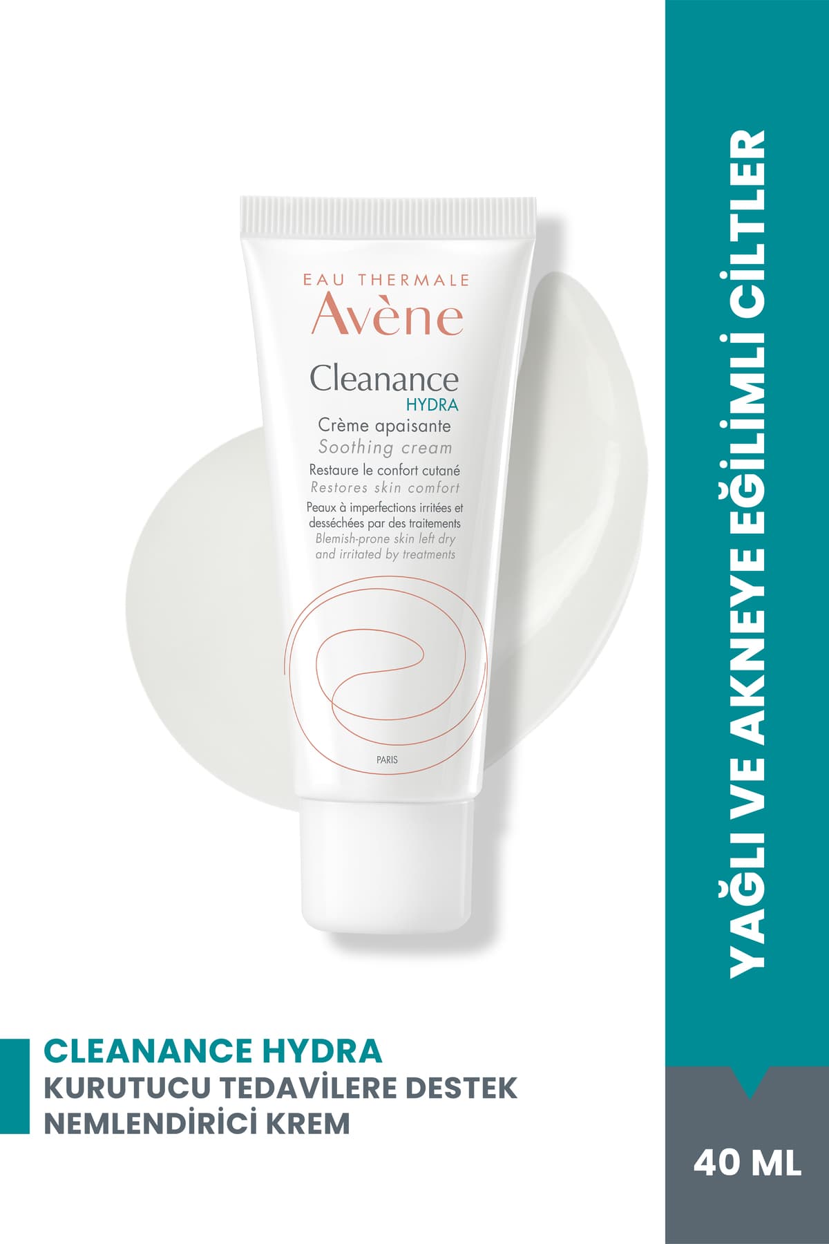 Avène Cleanance Hydra Yıpranmış Ciltler için Nemlendirici Krem 40 ml – Cilt Bakımı | GAMZELİECZANEM