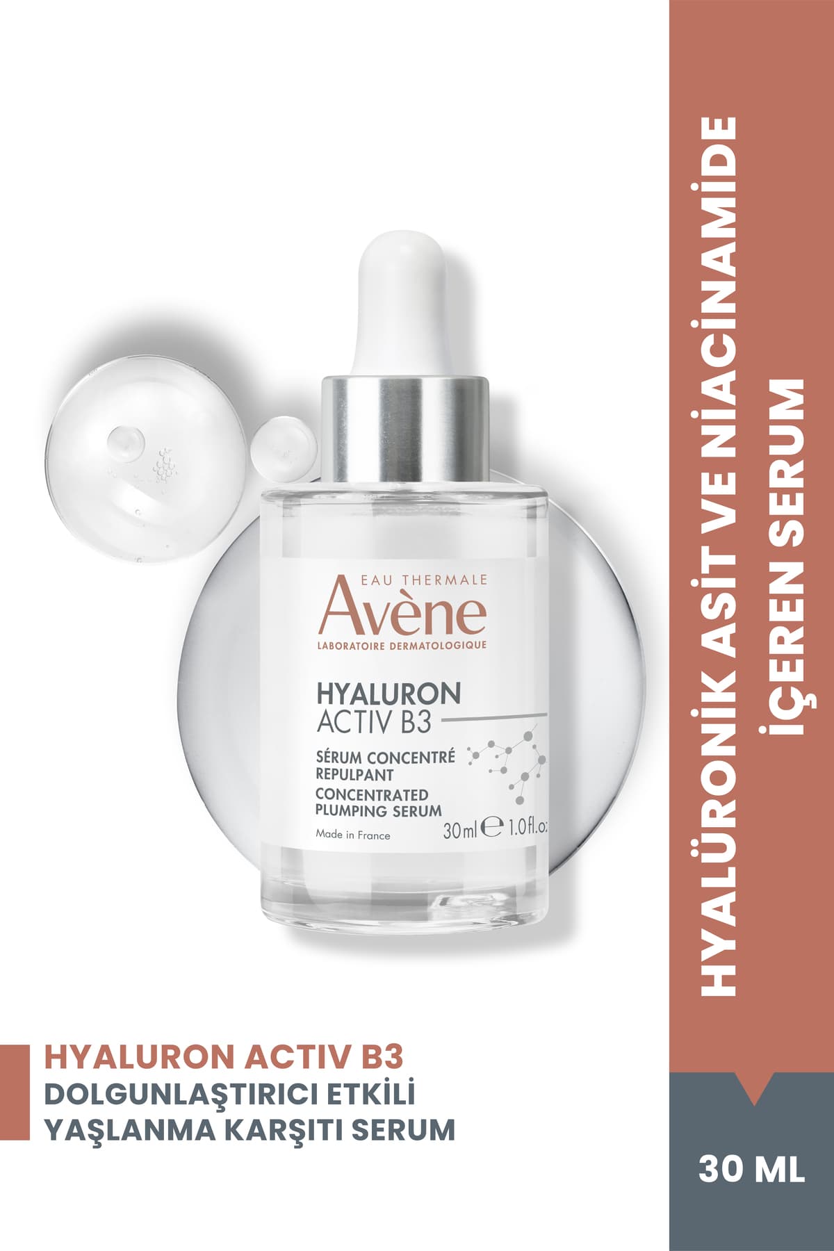 Avène Hyaluron Activ B3 Hücre Yenileme Etkili Serum 30 ml – Cilt Bakımı | GAMZELİECZANEM