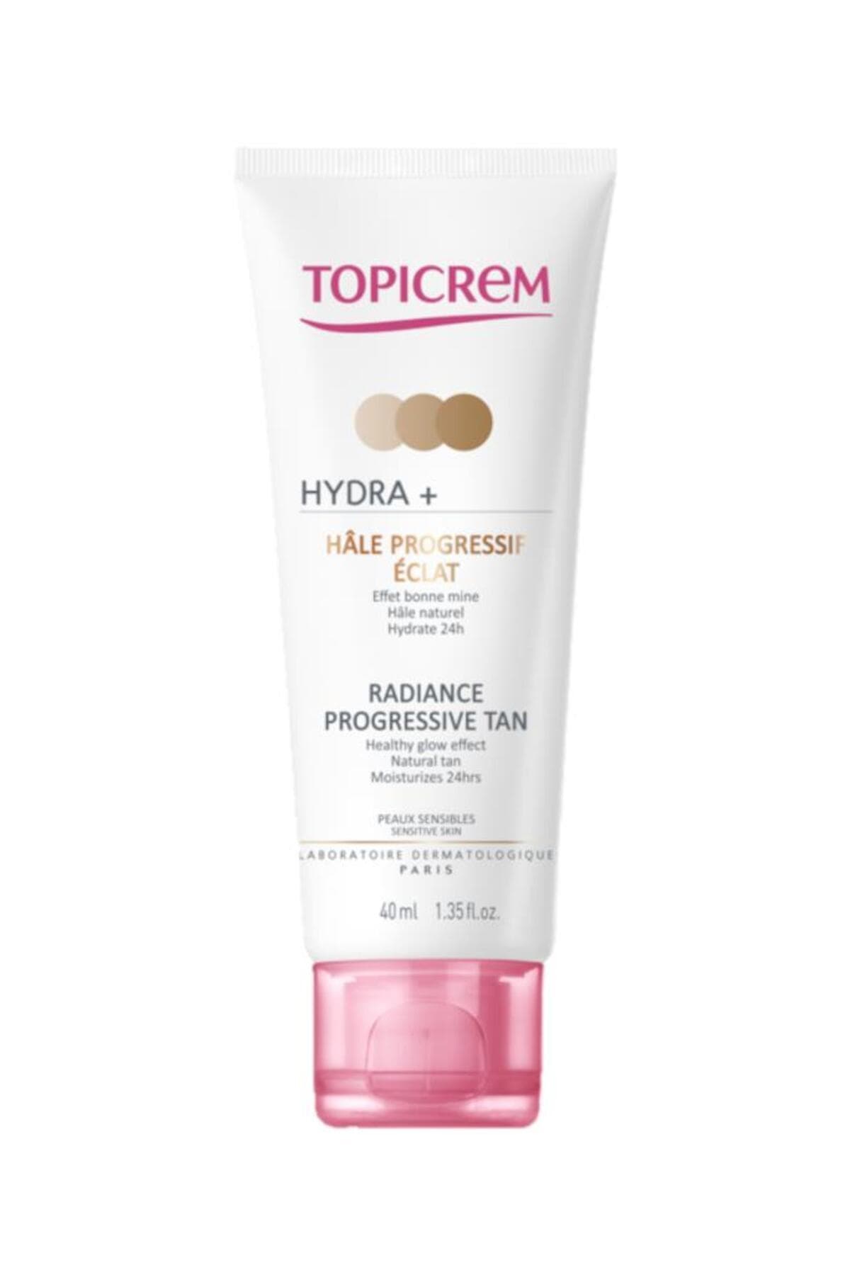 Topicrem Hydra+ Radiance Progressive Tan 40ml – Cilt Bakımı | GAMZELİECZANEM