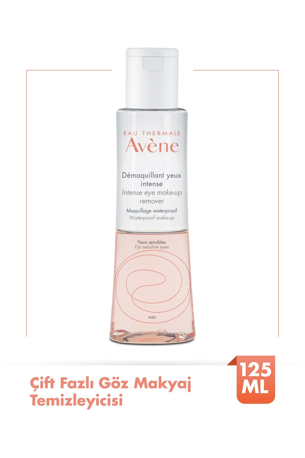 Avène Intense Eye Make-Up Remover Çift Fazlı Göz Makyaj Temizleyicisi 125 ml – Cilt Bakımı | GAMZELİECZANEM