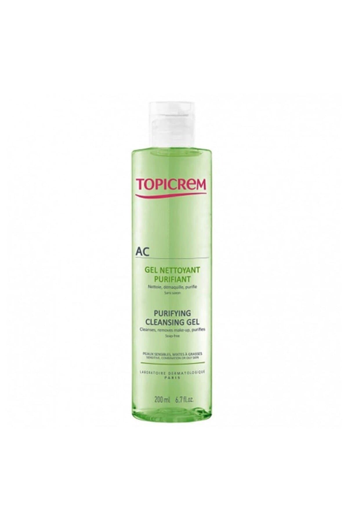 Topicrem AC Purifying Cleansing Gel 200ml – Cilt Bakımı | GAMZELİECZANEM