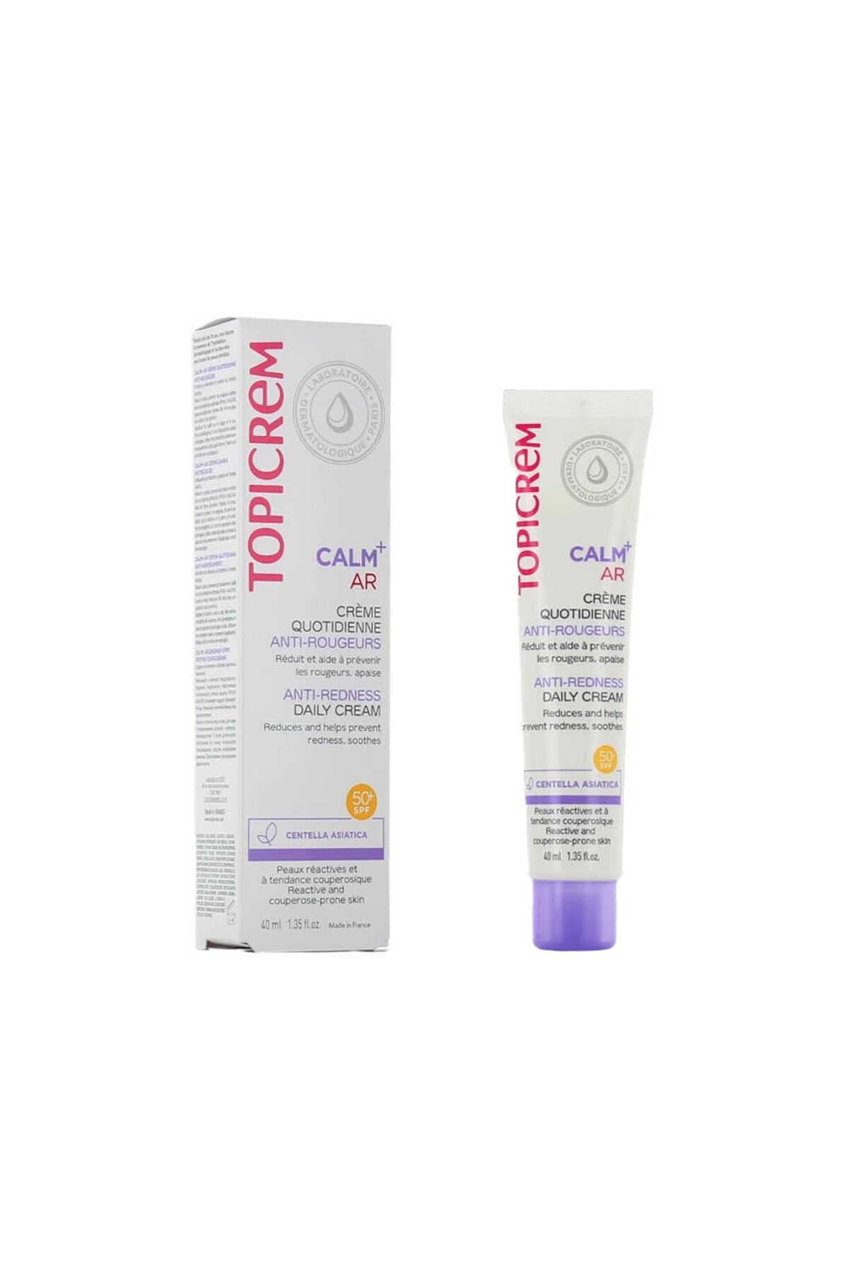 Topicrem Calm+ AR Cilt Hassasiyetine Karşı Günlük Bakım Kremi SPF50+ 40ml – Cilt Bakımı | GAMZELİECZANEM