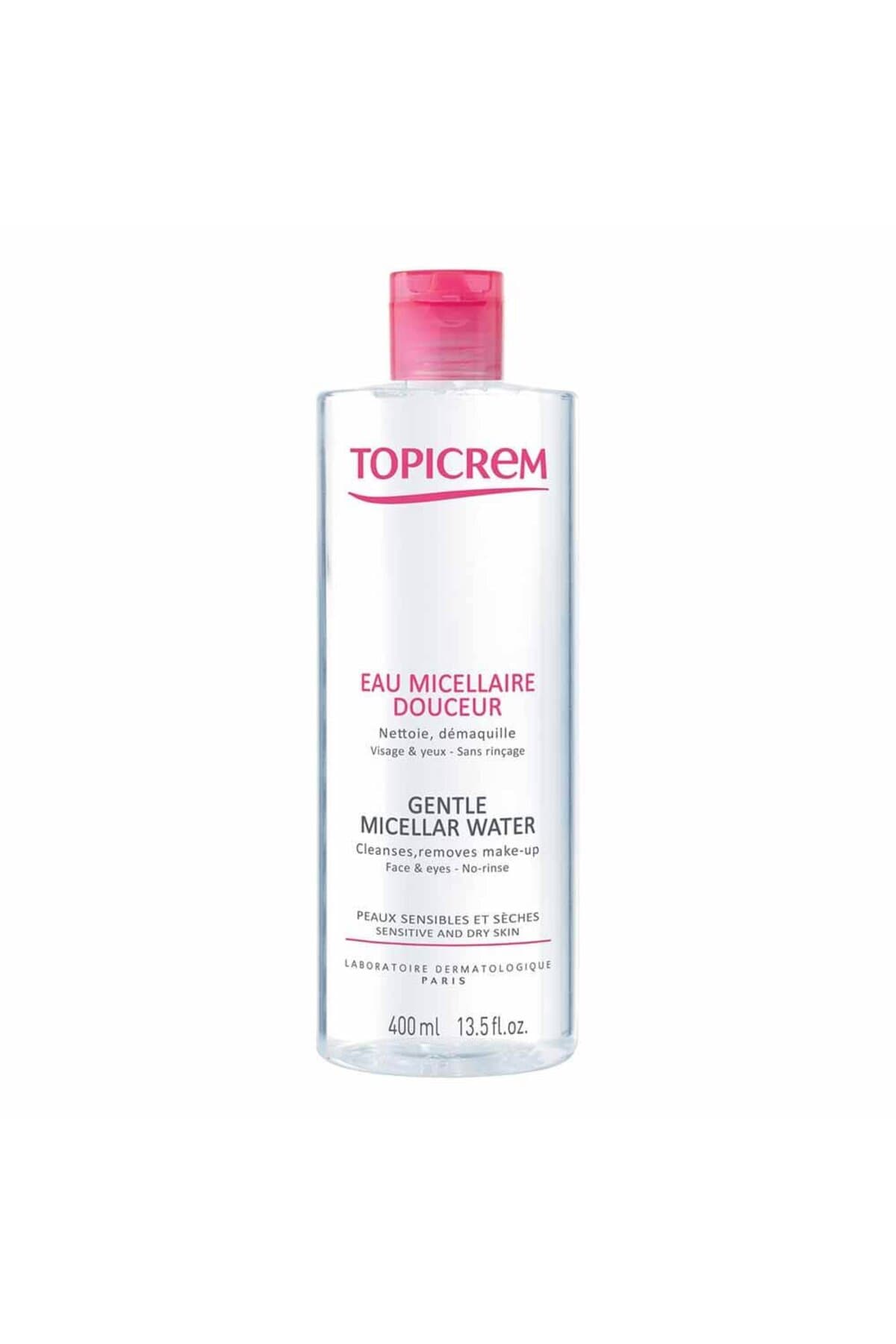 Topicrem Gentle Micellar Water Face and Eyes 400ml – Cilt Bakımı | GAMZELİECZANEM